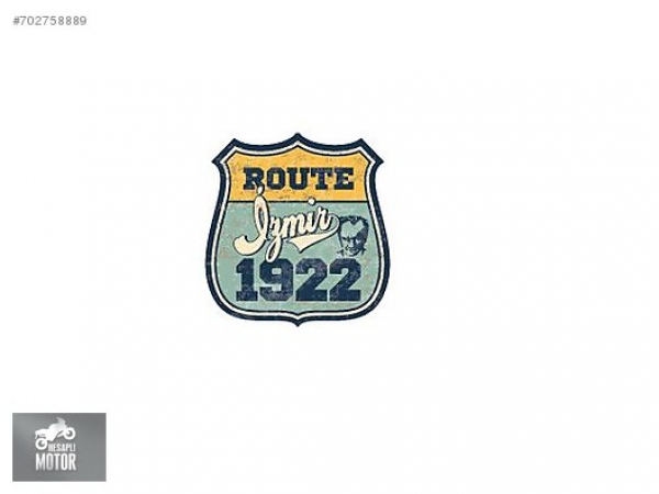 Mr.Sticker ROU11 Özel Seri Route İzmir 1922 Etiketi
