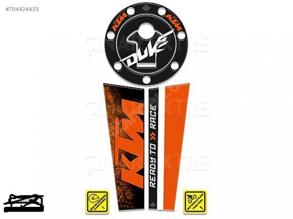 2017 KTM Duke 125 250 390 Ready 2 Race Tank & Depo Pad Takım