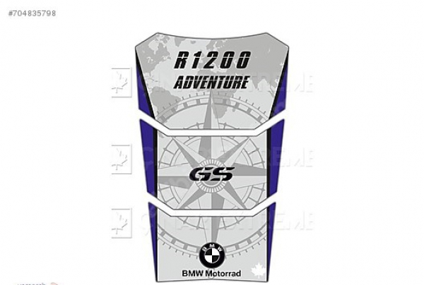 BMW R1200 GS Adventure Dark Blue Tankpad