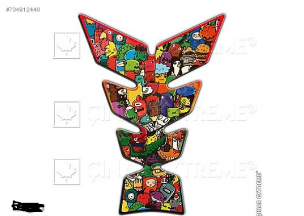 Oh Real Monster Desing Tank Pad