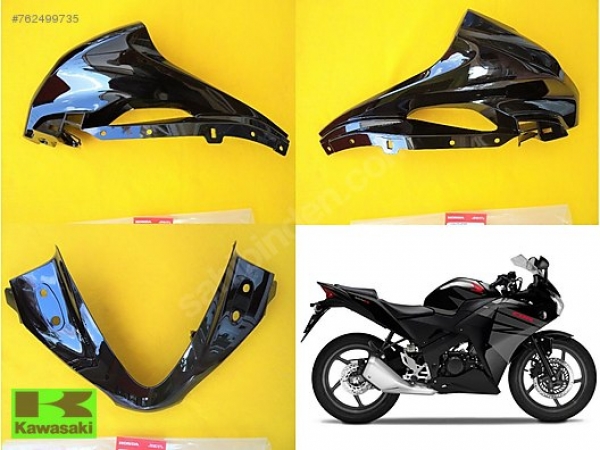 11-17 CBR 125 KAFA GRENAJI 3 PARÇA SIFIR ORIJINAL SİYAH RENK