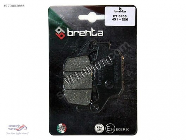 Suzuki SV650A arka fren balatası brenta organik balata