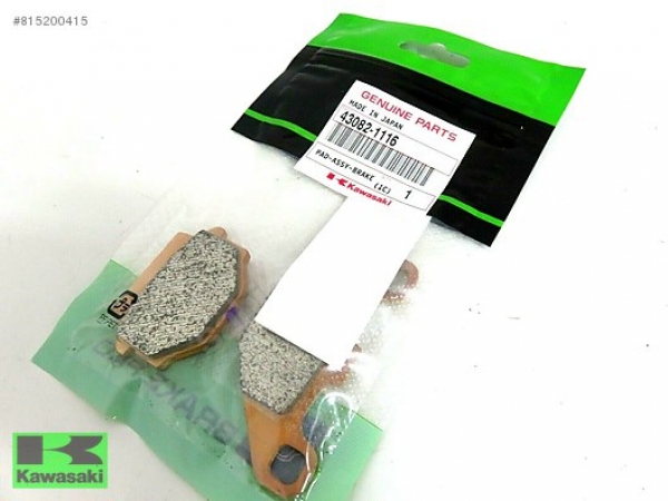 KLE 500 ÖN FREN BALATASI ZZR 250 ÖN FREN BALATASI ORIJINAL   FOTOLAR TEMSILIDIR  KAWASAKİ GUNCEL SATIŞ FİYATI 420 TL DİR PARÇA KODU 43082-1116 INDIRIMLI SATIŞ FİYATI 250 TL DİR URUN SIFIR ORIJINAL KAWASAKİ URUNDUR EBC BALATA FİYATINA ORIJINAL BALATA