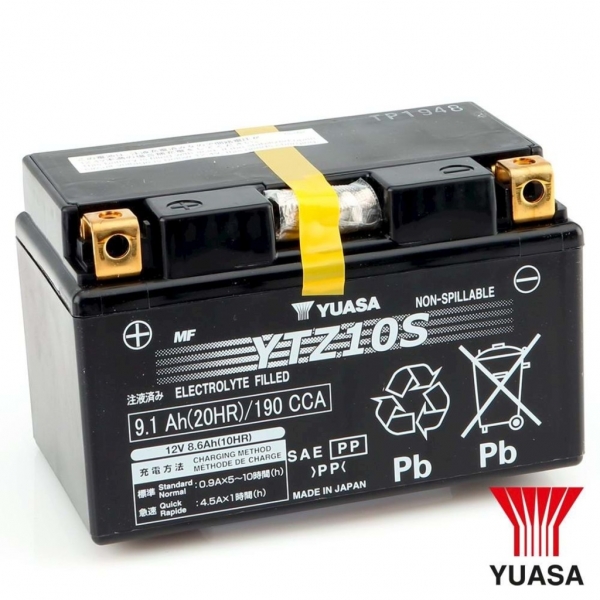 YAMAHA YZF R6 06-17 YUASA YTZ10S AKÜ